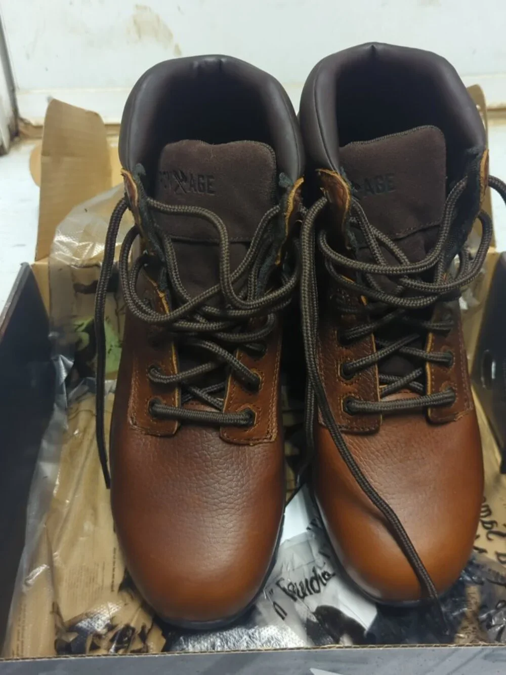 Work Boot iron age
